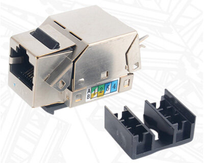 超五類屏蔽信息插座模塊